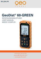 geo-FENNEL GeoDist 60-GREEN Bedienungsanleitung