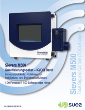 SUEZ Sievers M500 Installationsanleitung