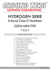 Ground Zero HYDROGEN GZHA MINI FIVE Anleitung