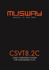 Musway CSVT8.2C Bedienungsanleitung