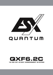 Esx QUANTUM QXF6.2C Bedienungsanleitung