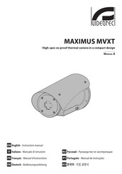 Videotec MAXIMUS MVXT Bedienungsanleitung