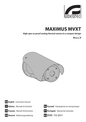 Videotec MAXIMUS MVXT Bedienungsanleitung
