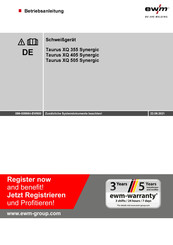 EWM Taurus XQ 405 Synergic Betriebsanleitung