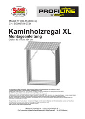 Zgonc yellow PROFILINE Kaminholzregal XL Montageanleitung