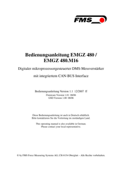 FMS EMGZ 480.M16 Bedienungsanleitung