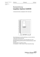Endress+Hauser Liquiline System CA80CR Kurzanleitung