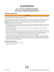 Garmin GC 200 Installationsanweisungen