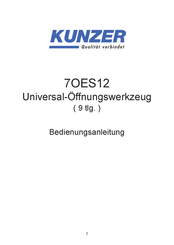 Kunzer 7OES12 Bedienungsanleitung