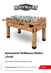 Automaten Hoffmann Profi Aufbauanleitung