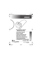 Omron R3-I Plus Gebrauchsanweisung