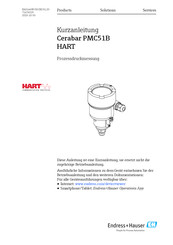 Endress+Hauser Cerabar PMC51B Kurzanleitung