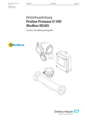 Endress+Hauser Proline Cubemass C 500 Modbus RS485 Betriebsanleitung