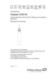 Endress+Hauser Oxymax COS51D Kurzanleitung