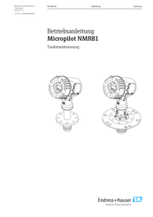Endress+Hauser Micropilot NMR81 Betriebsanleitung