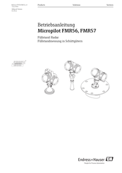 Endress+Hauser Micropilot FMR50 Betriebsanleitung