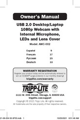 Tripp Lite AWC-002 Bedienungsanleitung