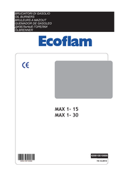 Ecoflam MAX 1-30 Bedienungsanleitung