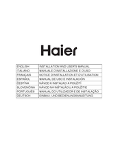 Haier HATS9DS46BWIFI Einbau- Und Bedienungsanleitung