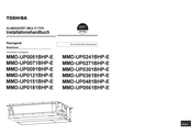 Toshiba MMD-UP0271BHP-E Installationshandbuch