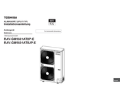 Toshiba RAV-GM1601AT8P-E Installationsanleitung
