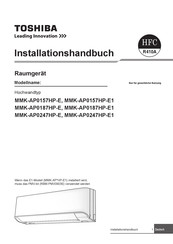 Toshiba MMK-AP0157HP-E1 Installationshandbuch