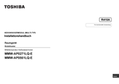 Toshiba MMW-AP0561LQ-E Installationshandbuch