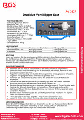 BGS technic 3327 Bedienungsanleitung