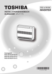 Toshiba RAS-B10U2FVG-E1 Installationshandbuch