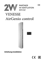 2VV AirGenio control Anleitung, Installation