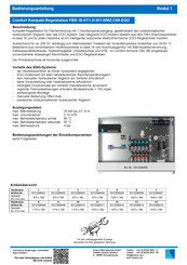 Strawa FBR-18-HT1-H-W1-WMZ-C69-EGO 5 Hkr Bedienungsanleitung