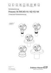 Endress+Hauser Prosonic M FMU41 Betriebsanleitung