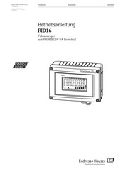 Endress+Hauser RID14 Betriebsanleitung
