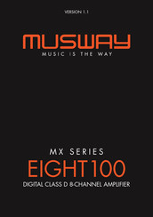Musway EIGHT100 Bedienungsanleitung
