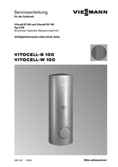 Viessmann Vitocell-W 100 CVB Serviceanleitung Für Die Fachkraft