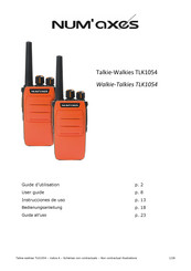 Num'axes TLK1054 Bedienungsanleitung