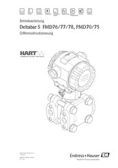 Endress+Hauser Deltabar S PMD70 Betriebsanleitung