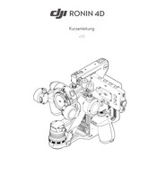 DJI Ronin 4D-8K Kurzanleitung