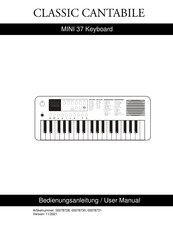 Classic Cantabile MINI 37 Keyboard Bedienungsanleitung