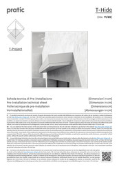 pratic T-Hide Vorinstallationsblatt