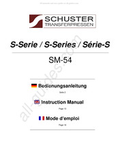 SCHUSTER S-Serie Bedienungsanleitung