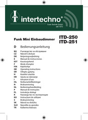 INTERTECHNO ITD-251 Bedienungsanleitung