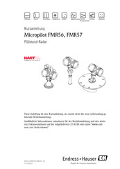 Endress+Hauser Micropilot FMR57 Kurzanleitung