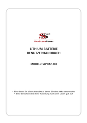SunStone Power SLPO12-100 Benutzerhandbuch