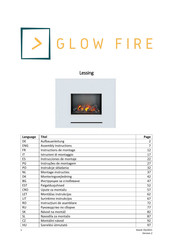 Glow Fire Lessing Aufbauanleitung