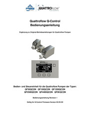 Quattroflow Q-Control QF150QCON Bedienungsanleitung