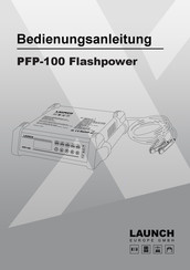 LAUNCH TECH PFP-100 Flashpower Bedienungsanleitung