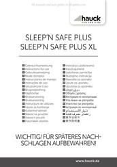Hauck SLEEP'N SAFE PLUS XL Gebrauchsanweisung