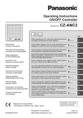 Panasonic CZ-ANC3 Bedienungsanleitung