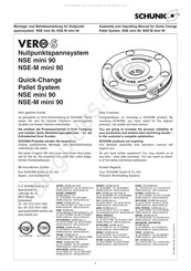 SCHUNK VERO-S NSE mini 90 Montage- Und Betriebsanleitung